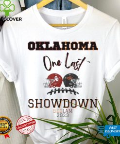 Bedlam 2023 Oklahoma Vs Oklahoma State One Last Showdown Matchup Shirt