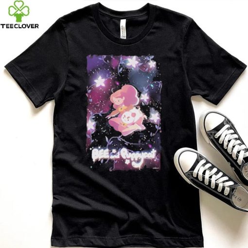 Bee And Puppycat Space Flowers Poster Mineral Wash Shirt