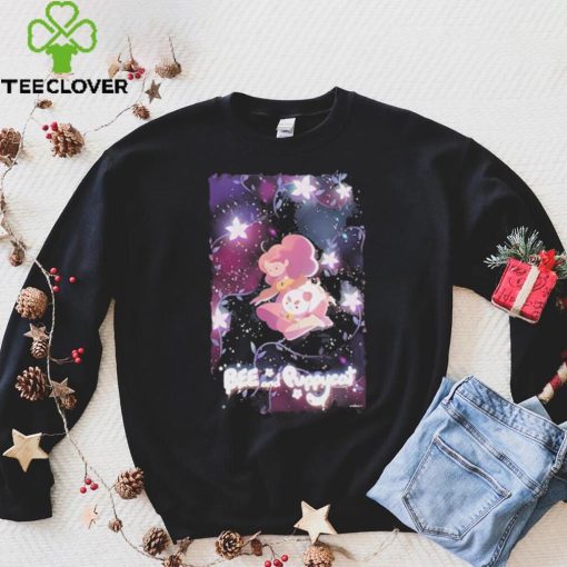 Bee And Puppycat Space Flowers Poster Mineral Wash Shirt