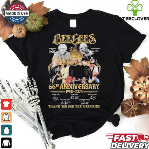 Bee Gees 66th Anniversary 1958 2024 Thank You For The Memories T Shirt