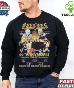 Bee Gees 66th Anniversary 1958 2024 Thank You For The Memories T Shirt