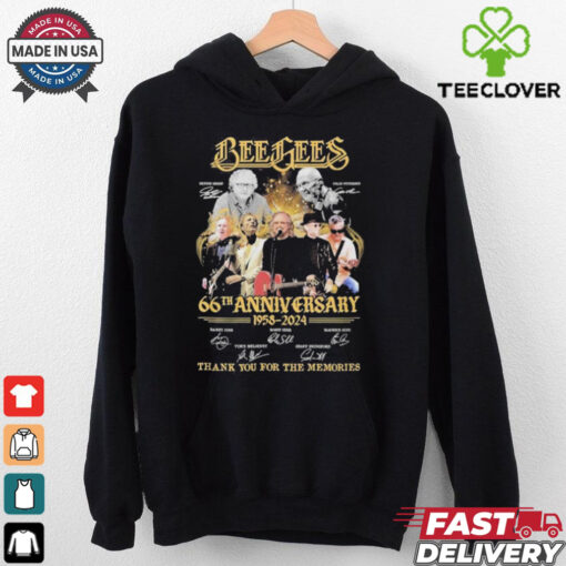 Bee Gees 66th Anniversary 1958 2024 Thank You For The Memories T Shirt