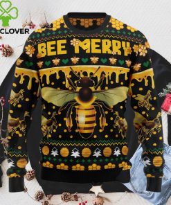 Bee Merry Ugly Christmas Sweater, Xmas Sweatshirt