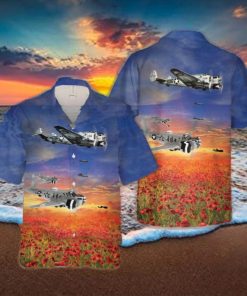 Beech AT 11 Kansan World War II Hawaiian Shirt