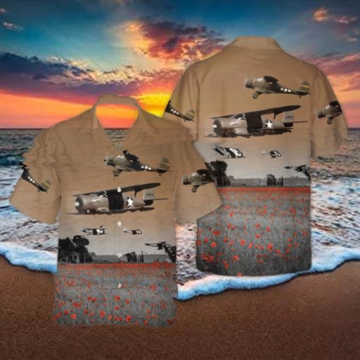 Beech UC 43 Traveler World War II Hawaiian Shirt