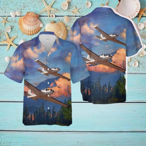 Beechcraft QU 22B Pave Eagle (Beech A36 Bonanza) Hawaiian Shirt Men And Women Gift Aloha Beach Holiday