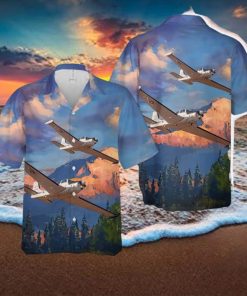 Beechcraft QU 22B Pave Eagle (Beech A36 Bonanza) Hawaiian Shirt Men And Women Gift Aloha Beach Holiday