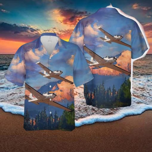 Beechcraft QU 22B Pave Eagle (Beech A36 Bonanza) Hawaiian Shirt Men And Women Gift Aloha Beach Holiday