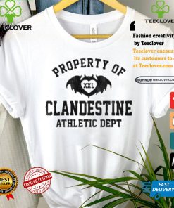Beef Property Of Clandestine Athletic Dept T shirt