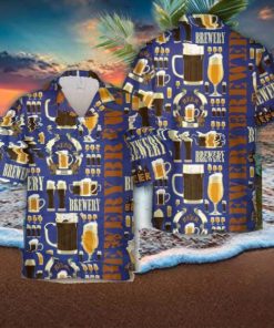 Beer Brewery Glasses Hawaiian Shirt Beach Shirt For Men Women