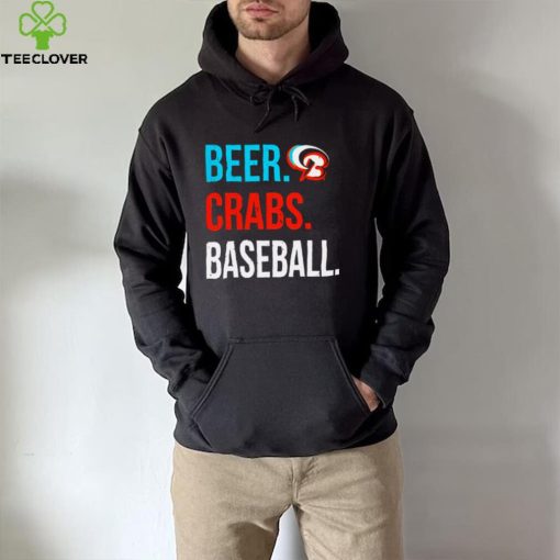 Beer Crabs Baseball shirt