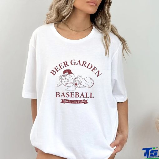 Beer Garden Baseball T Shirt