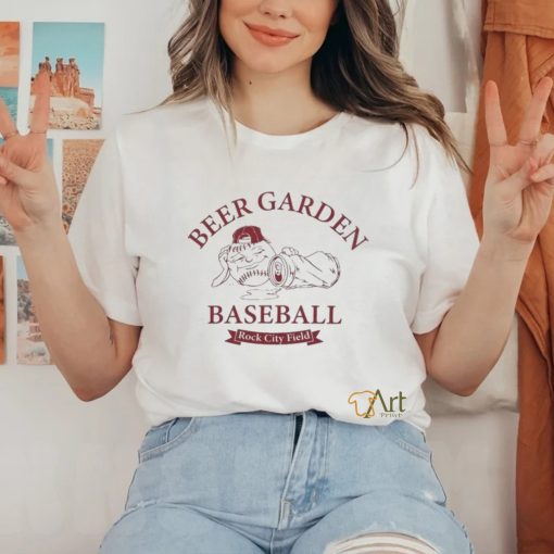 Beer Garden Baseball T Shirt