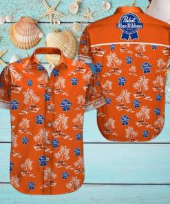 Beer Pabst Blue Ribbon Hawaiian Shirt Aloha Shirt Gift For Beach Trip