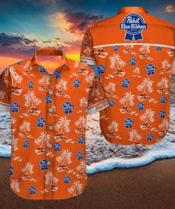 Beer Pabst Blue Ribbon Hawaiian Shirt Aloha Shirt Gift For Beach Trip