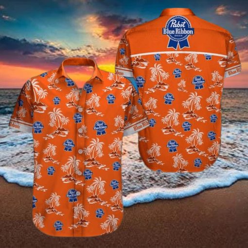 Beer Pabst Blue Ribbon Hawaiian Shirt Aloha Shirt Gift For Beach Trip