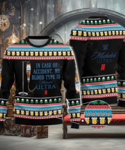 Beer Ugly Christmas Sweater Michelob Ultra Gift Christmas