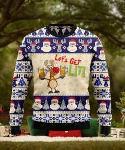 Beer Ugly Christmas Sweater Unisex Womens & Mens, Couples Matching