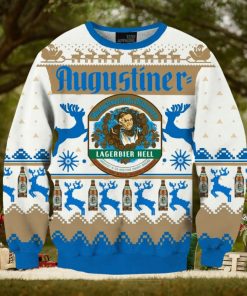 Beers Augustiner 3D Print Fun Christmas Sweater