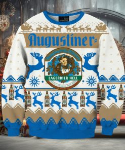 Beers Augustiner 3D Print Fun Christmas Sweater