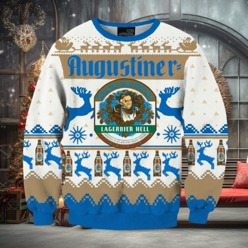 Beers Augustiner 3D Print Fun Christmas Sweater