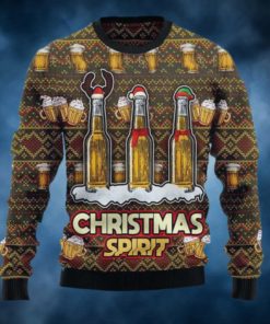 Beers Christmas Spirit Ugly Christmas Sweater, Faux Wool Sweater, International Beer Day, Gifts For Beer Lovers, Best Christmas Gifts For 2022 – Prinvity