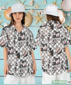 Beetlejuice Lydia Deetz Halloween Hawaiian Shirt Never Trust the Living Hawaii Shirt Couple Aloha Shirt