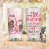 Behind Every Crazy Daughter Personalized Tumbler