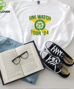 Behold The Uni Watch 25th anniversary Tour A Quarter Century Of Getting 25 1999 2024 T Shirt