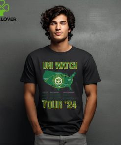 Behold the Uni Watch 25th Anniversary Tour 2024 T Shirts