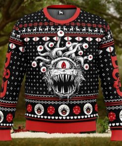Beholder Dungeons and Dragons Ugly Christmas Sweater