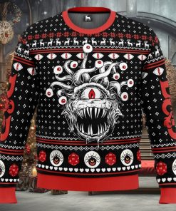 Beholder Dungeons and Dragons Ugly Christmas Sweater 1 Beholder Dungeons and Dragons Ugly Christmas Sweater