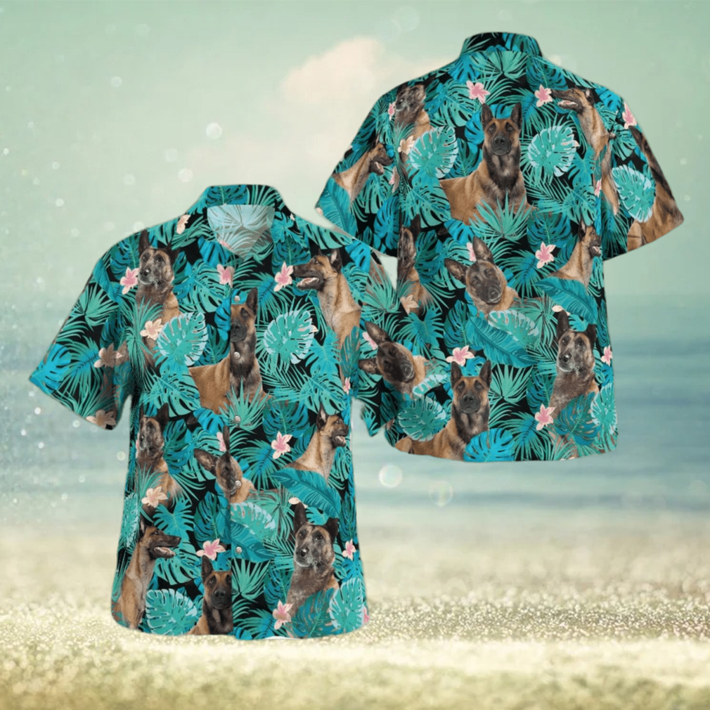 Belgian Malinois 3D Hawaiian Shirt Belgian Malinois 3D Hawaiian Shirt