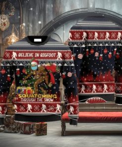 Believe In Bigfoot Christmas Sweater, Gift for Christmas Holiday