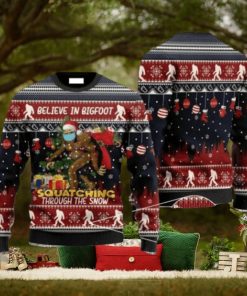 Believe In Bigfoot Christmas Sweater, Gift for Christmas Holiday