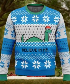 Believe In Me…Nessie Ugly Christmas Sweater Gift For Men And Women