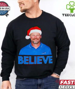 Believe in Dan Campbell Detroit Lions Funny Christmas shirt