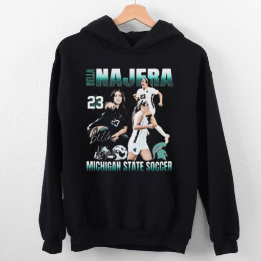 Bella Najera 90s Michigan State soccer 90s graphic Signature t hoodie, sweater, longsleeve, shirt v-neck, t-shirt