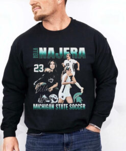 Bella Najera 90s Michigan State soccer 90s graphic Signature t hoodie, sweater, longsleeve, shirt v-neck, t-shirt