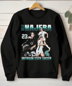 Bella Najera 90s Michigan State soccer 90s graphic Signature t hoodie, sweater, longsleeve, shirt v-neck, t-shirt