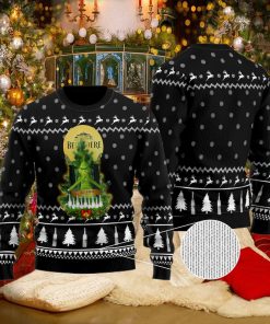 Belvedere Vodka Grinch Snow Ugly Christmas Sweater