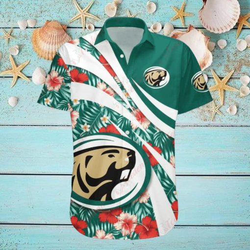 Bemidji State Beavers Hibiscus Sport Hawaiian Shirt, NCAA