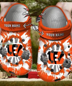 Bengals Die Hard Fans Crocs Shoes