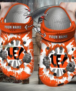 Bengals Die Hard Fans Crocs Shoes