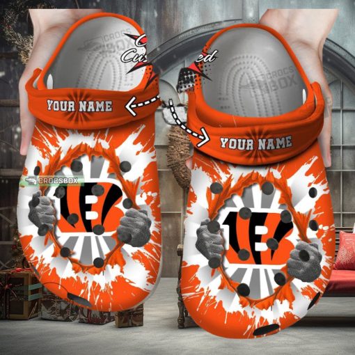 Bengals Die Hard Fans Crocs Shoes