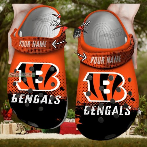 Bengals Orange And Black Pride Crocs Shoes