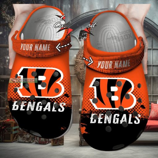 Bengals Orange And Black Pride Crocs Shoes