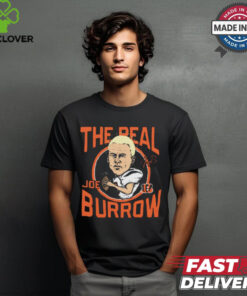 Bengals The Real Joe Burrow Cincinnati Bengals NFL Signature t shirt 1 Bengals The Real Joe Burrow Cincinnati Bengals NFL Signature t shirt