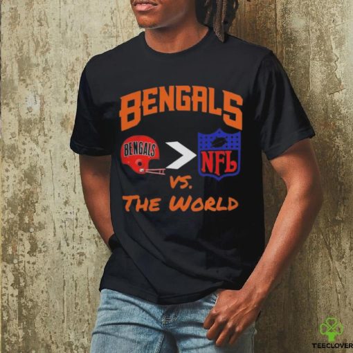 Bengals helmets vs the world NFL Shirt