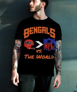 Bengals helmets vs the world NFL Shirt